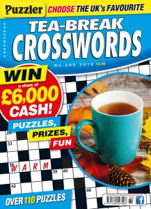 Puzzler Tea-Break Crosswords - No. 285 2019