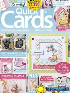 Quick Cards made Easy - April 2016