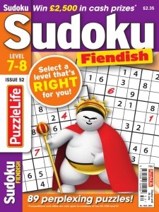 PuzzleLife Sudoku Fiendish - Is. 52 2020