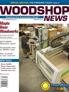 Woodshop News - September 2013