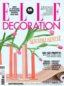 Elle Decoration Magazine South Africa October/November 2012