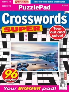 PuzzleLife PuzzlePad Crosswords Super - Is. 72 2023