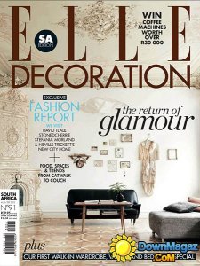 ELLE Decoration South Africa - August/September 2013