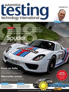 Automotive Testing Technology International - November 2013