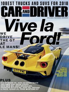 Car and Driver USA - 02.2018