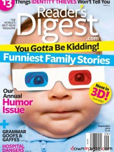 Reader's Digest September 2010