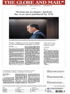 The Globe and Mail - 08.18.2020