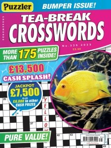 Puzzler Tea-Break Crosswords - No. 335 2023