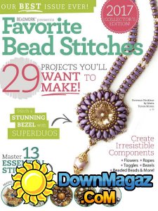 Beadwork - Favorite Bead Stitches 2017