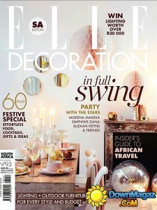 ELLE Decoration South Africa - December/January 2014