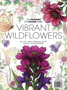 Colouring Book Vibrant Wildflowers - Book 127 2025