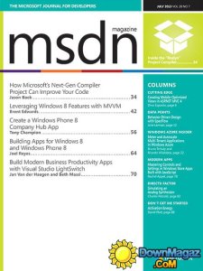 MSDN - July 2013