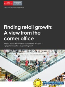 The Economist - Finding Retail Growth: A view from the corner office 2016