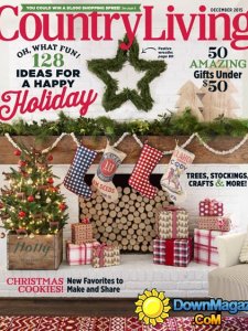 Country Living USA – December 2015