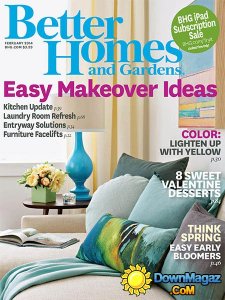 Better Homes and Gardens USA - February 2014