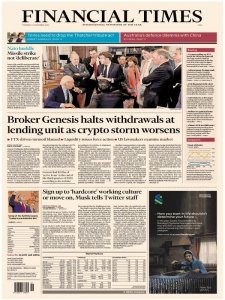 Financial Times Asia - 17.11. 2022