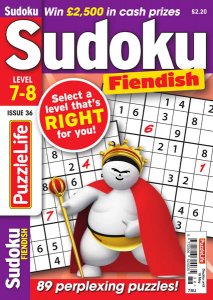 PuzzleLife Sudoku Fiendish - Is. 36 2019