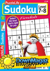 PuzzleLife Sudoku Fiendish - Issue 13 2017