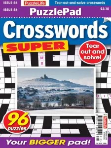 PuzzleLife PuzzlePad Crosswords Super - Is. 86 2024