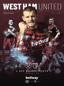 West Ham United Official Programmes - 18.08.2018