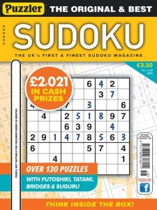 Puzzler Sudoku - No. 218 2021