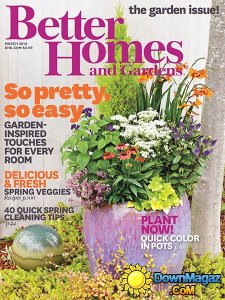 Better Homes and Gardens USA - March 2014