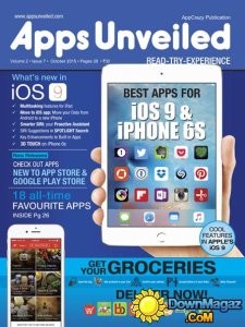 Apps Unveiled IN – October 2015