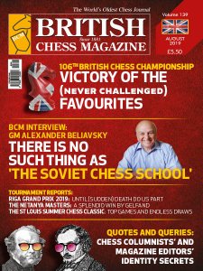 British Chess - 08.2019