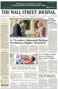 The Wall Street Journal 06.14 2021