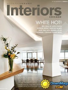 Modern Luxury Interiors Chicago - Winter 2014