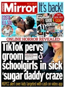 Sunday Mirror 7.08 2022