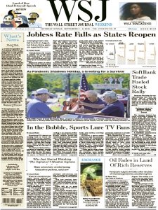 Wall Street Journal Weekend 09.05.2020