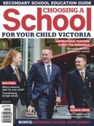 Choosing a School for Your Child VIC - No. 33 2020