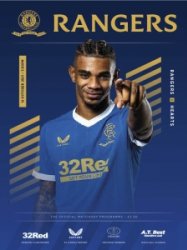 Rangers Football Club Matchday Programme - 16.10.2021