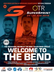 Supercars Programs - OTR Tailem Bend Supersprint 2018