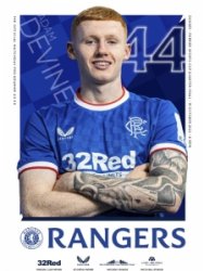 Rangers Football Club Matchday Programme - 19.10.2022