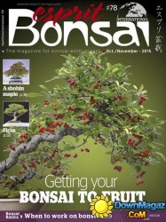 Esprit Bonsai International EU – October-November 2015