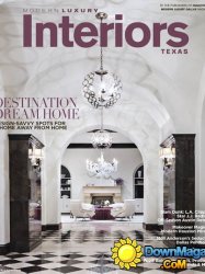 Modern Luxury Interiors Texas - Summer/Fall 2015