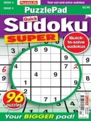 PuzzleLife PuzzlePad Sudoku Super - Is. 4 2021