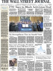 The Wall Street Journal 12.9 2022