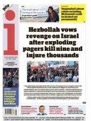 The i Newspaper - 18.09.2024