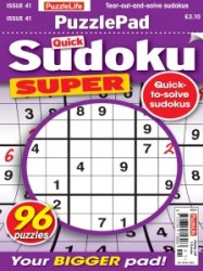 PuzzleLife PuzzlePad Sudoku Super - Is. 41 2024