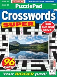 PuzzleLife PuzzlePad Crosswords Super - Is. 77 2024