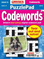 PuzzleLife PuzzlePad Codewords - Is. 72 2022