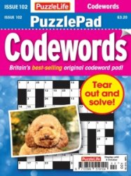 PuzzleLife PuzzlePad Codewords - Is. 102 2024