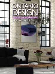 Ontario Design - Trade Sourcebook 2018