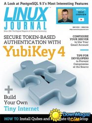 Linux Journal - May 2016