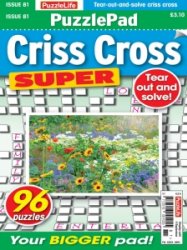 PuzzleLife PuzzlePad Criss Cross Super - Is. 81 2024