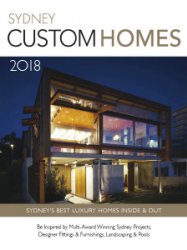 Sydney Custom Homes - 2018